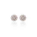 Sunny Petal Zirconia Studs