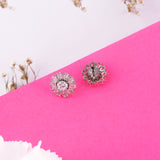 Sunny Petal Zirconia Studs