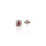 Shimmering Mesh Zirconia Studs