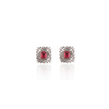 Shimmering Mesh Zirconia Studs