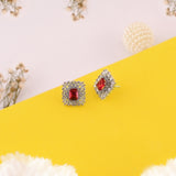 Shimmering Mesh Zirconia Studs