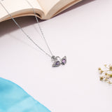 Love's Eternal Swan Studded Pendant