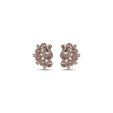 Regal Plumage Zirconia Earrings