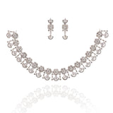 Hancrafted Zircon Studded Necklace