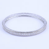 Luxuriant Cubic Silver Zirconia Bangles (Set  of 4)