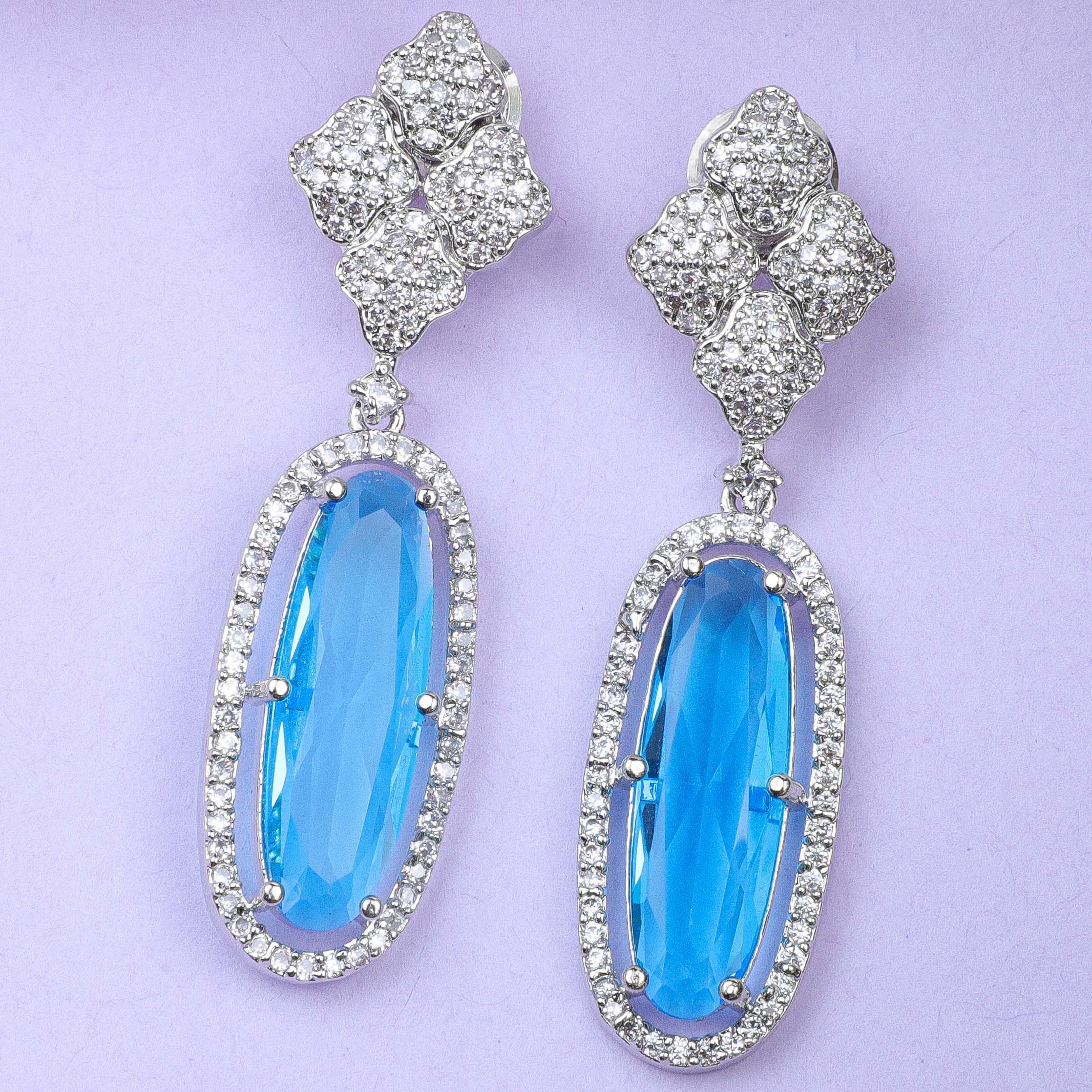 Ocean Breeze Blue Zirconia Drops