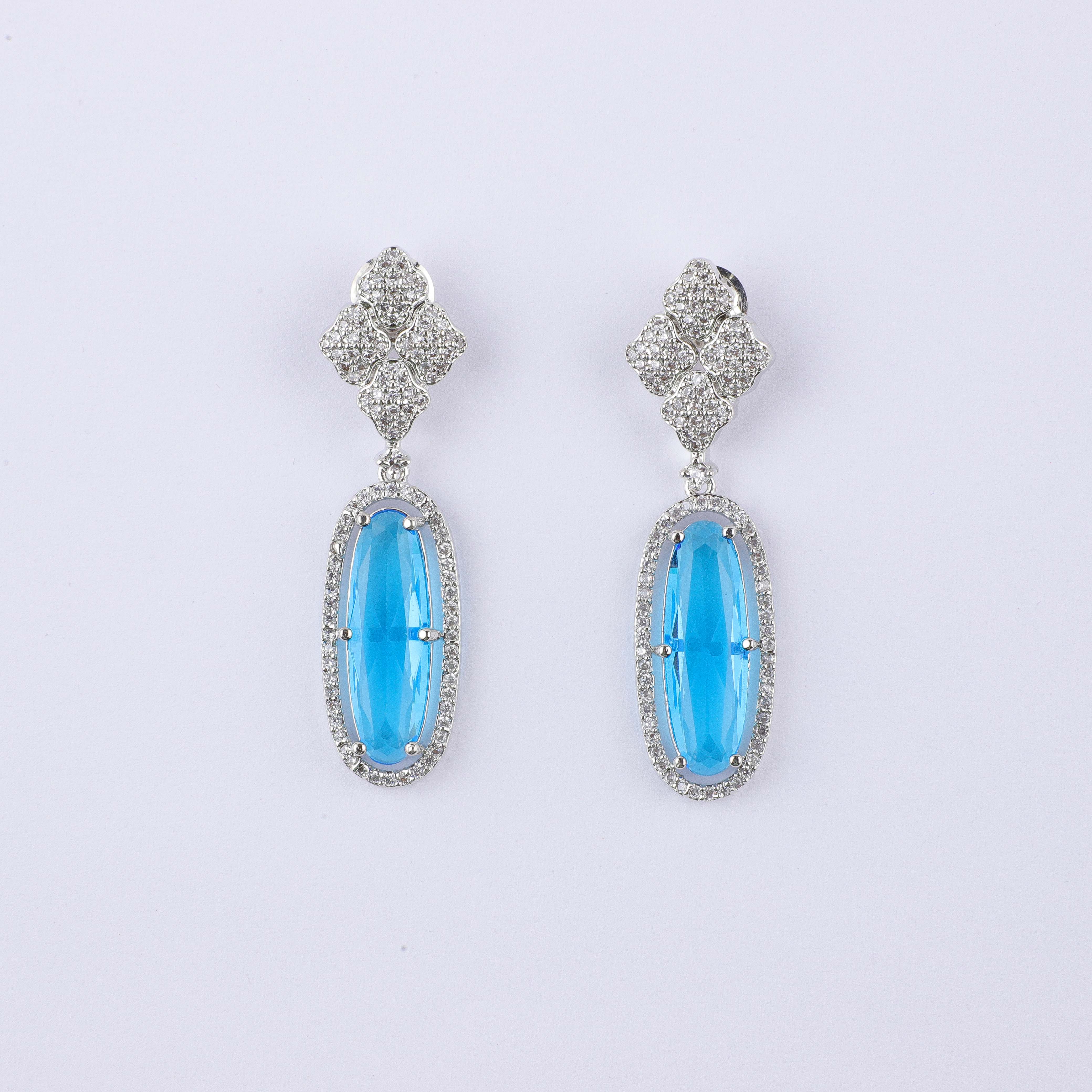 Ocean Breeze Blue Zirconia Drops