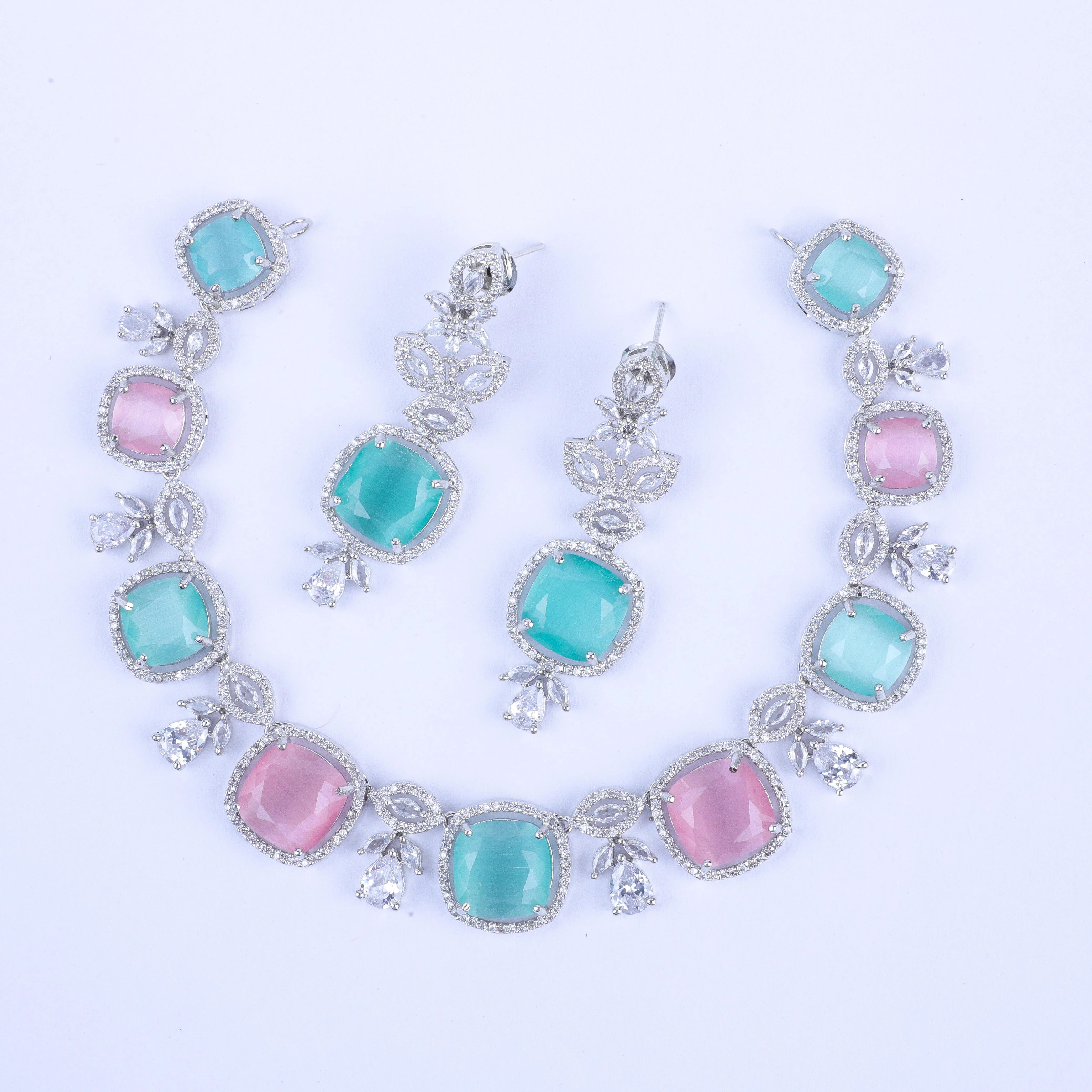 Luxe Zirconia Necklace Set