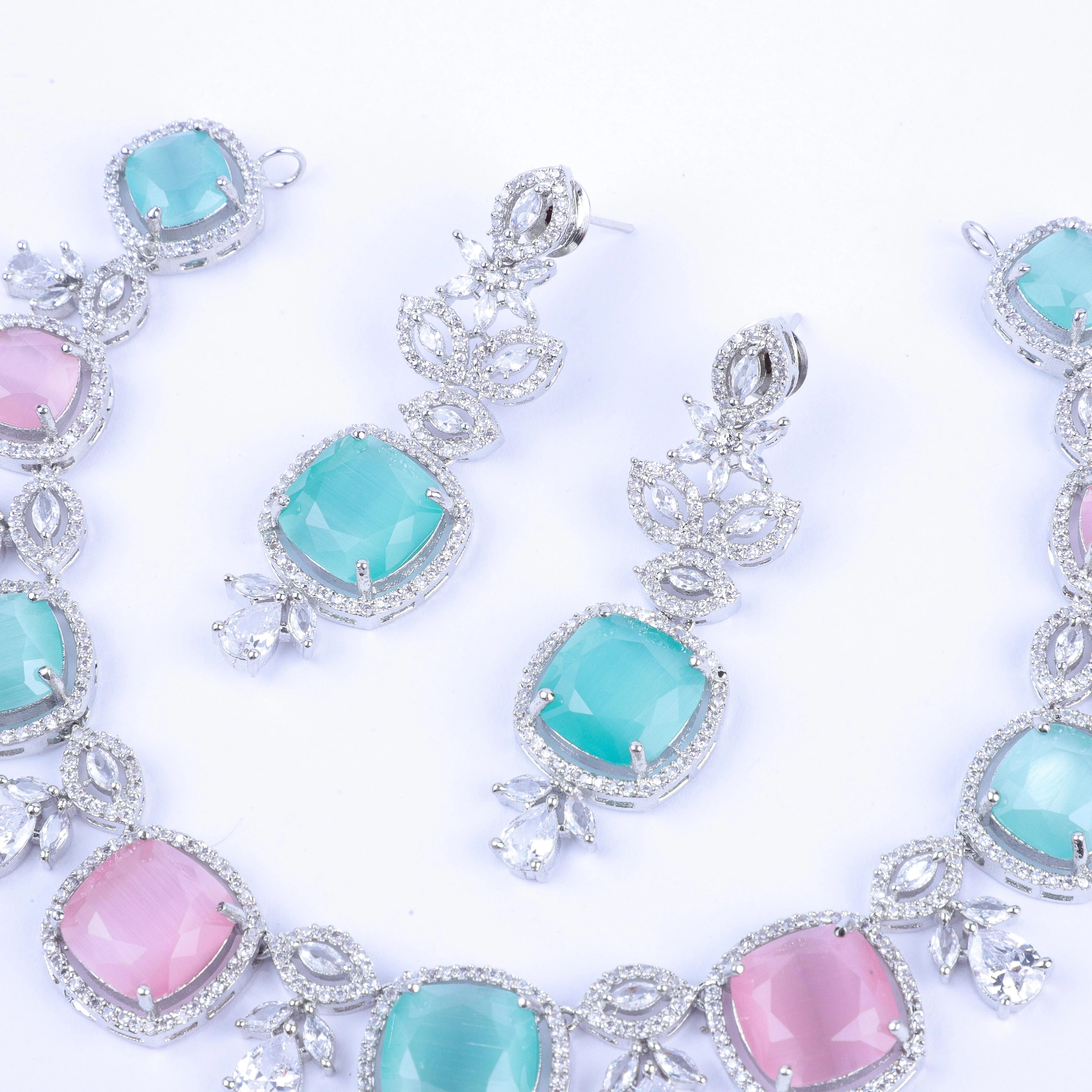 Luxe Zirconia Necklace Set