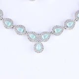 Spatter Zirconia Necklace