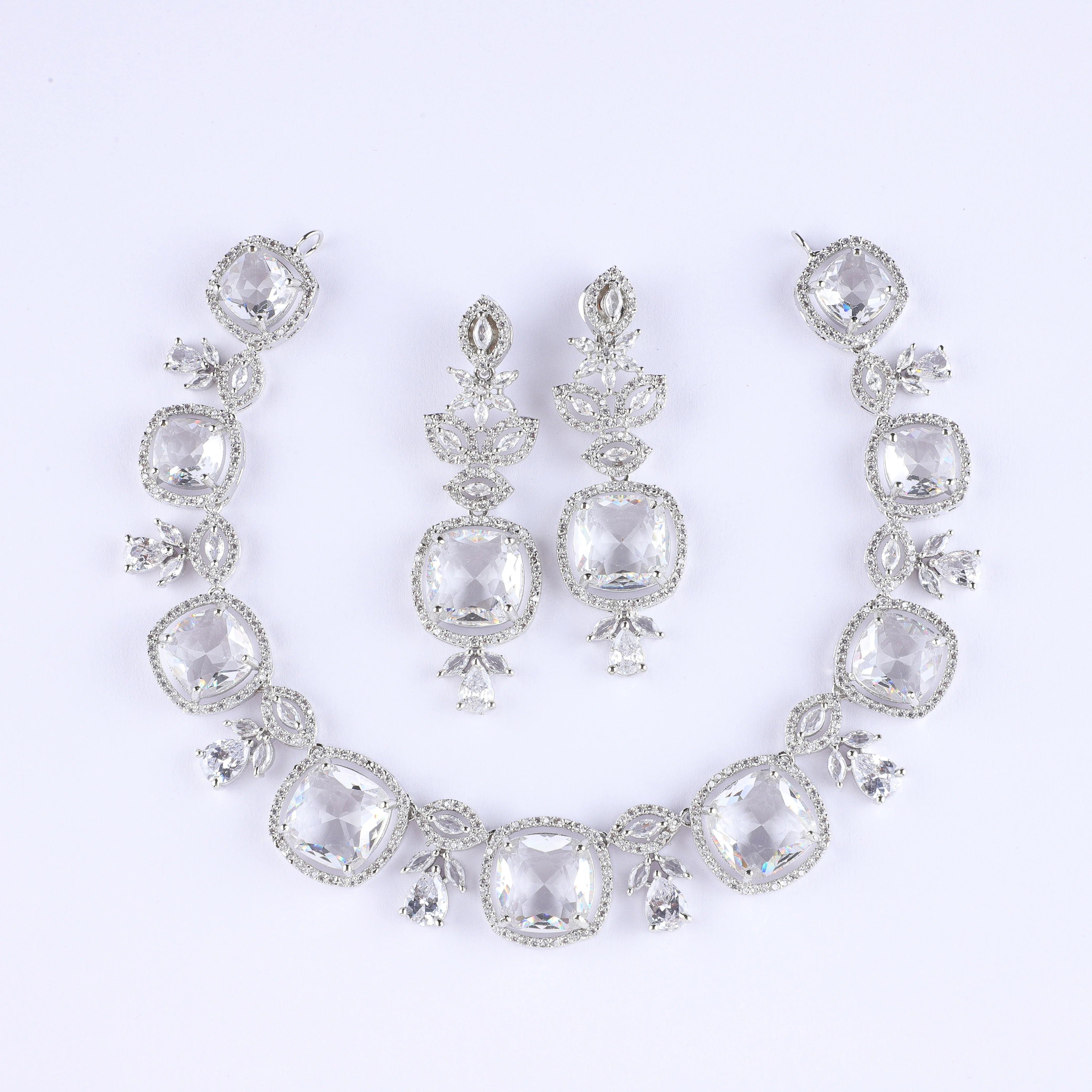 Luxe Zirconia Necklace Set