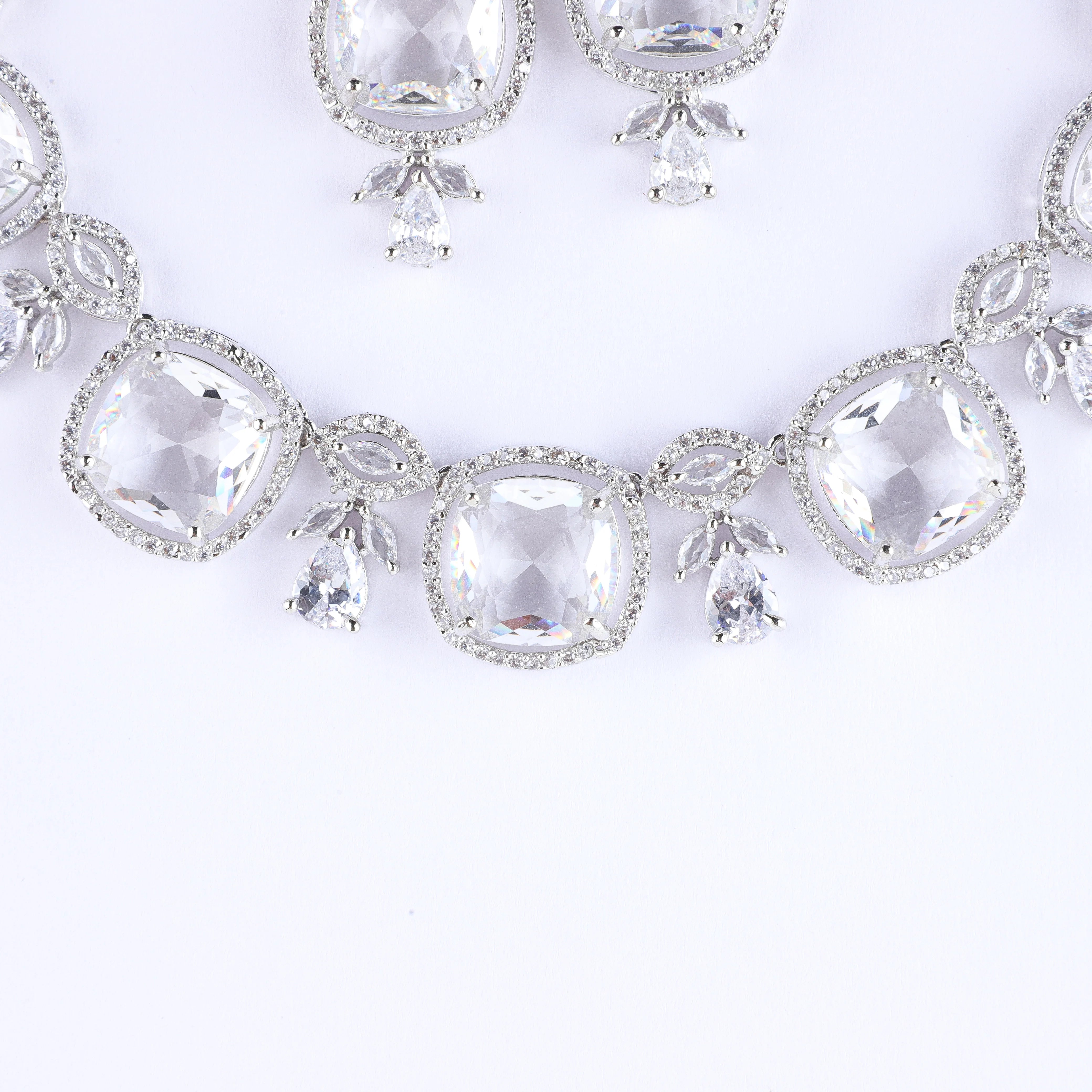 Luxe Zirconia Necklace Set