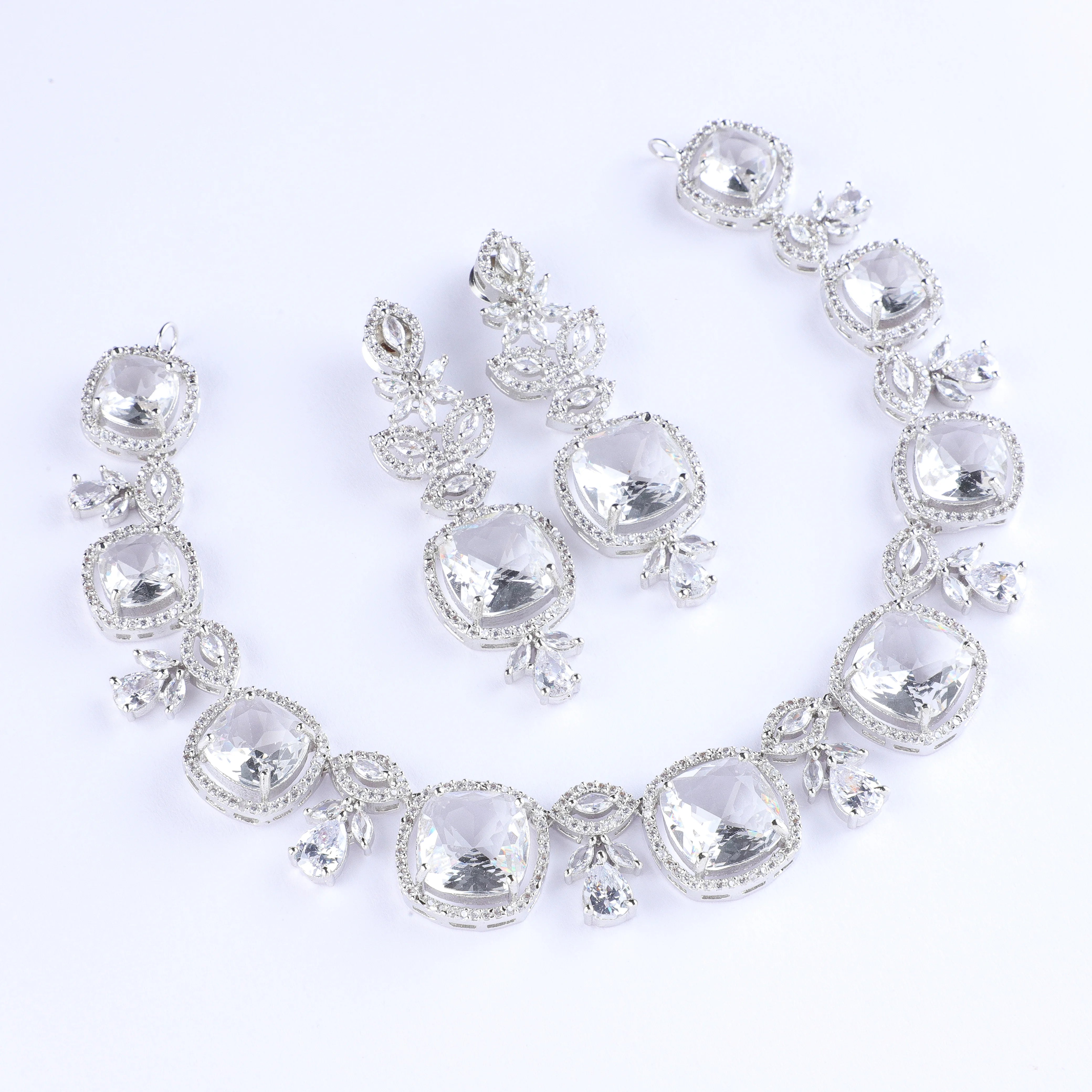 Luxe Zirconia Necklace Set