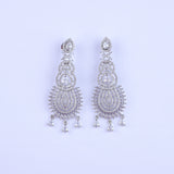 Radiant Rainfall Silver Zirconia Earrings