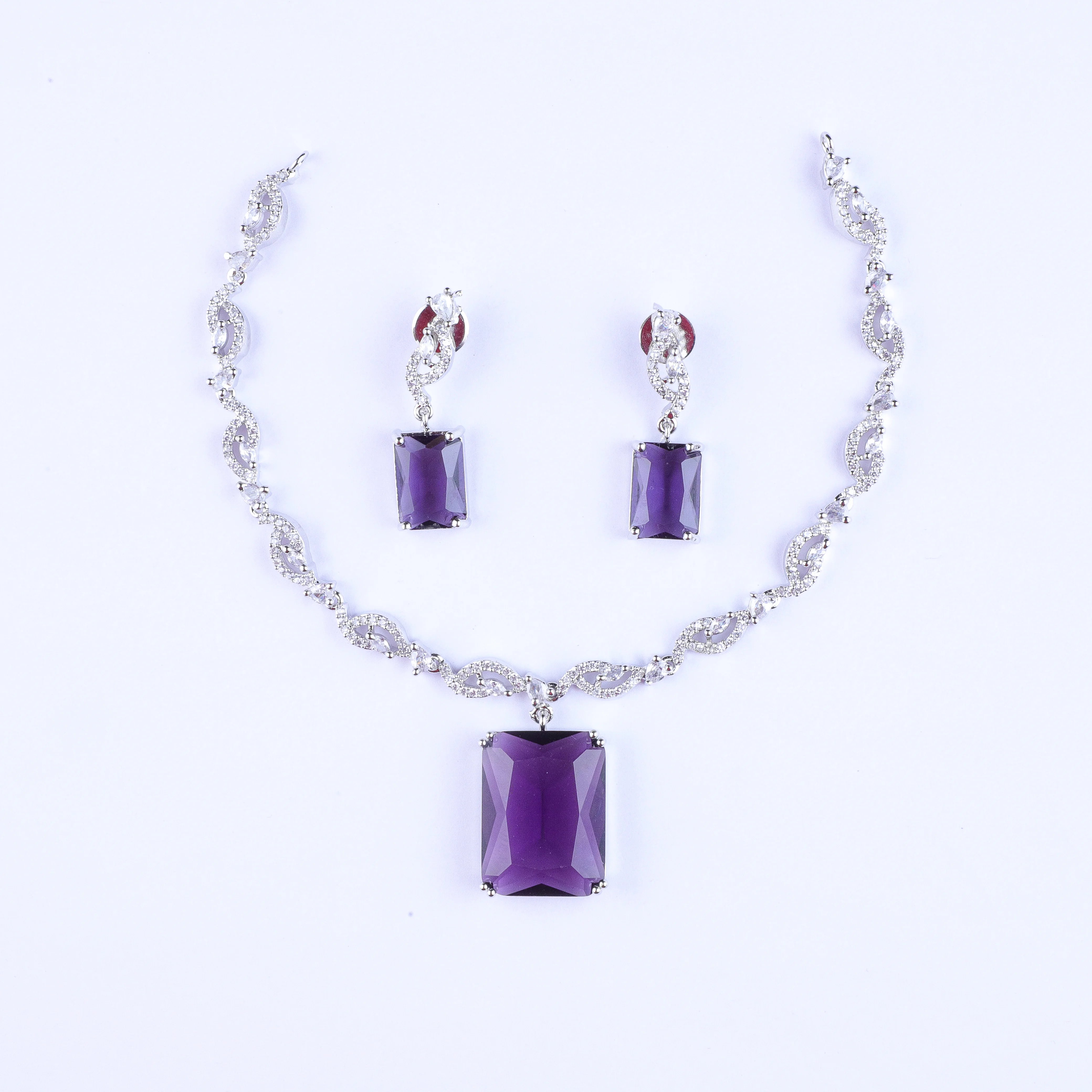 Timeless Treasure Silver Zirconia Necklace