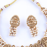 Baroque Gold and Pearl Necklace