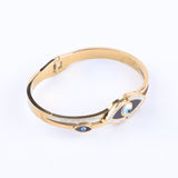 Evil Eye Gold-toned Bracelet