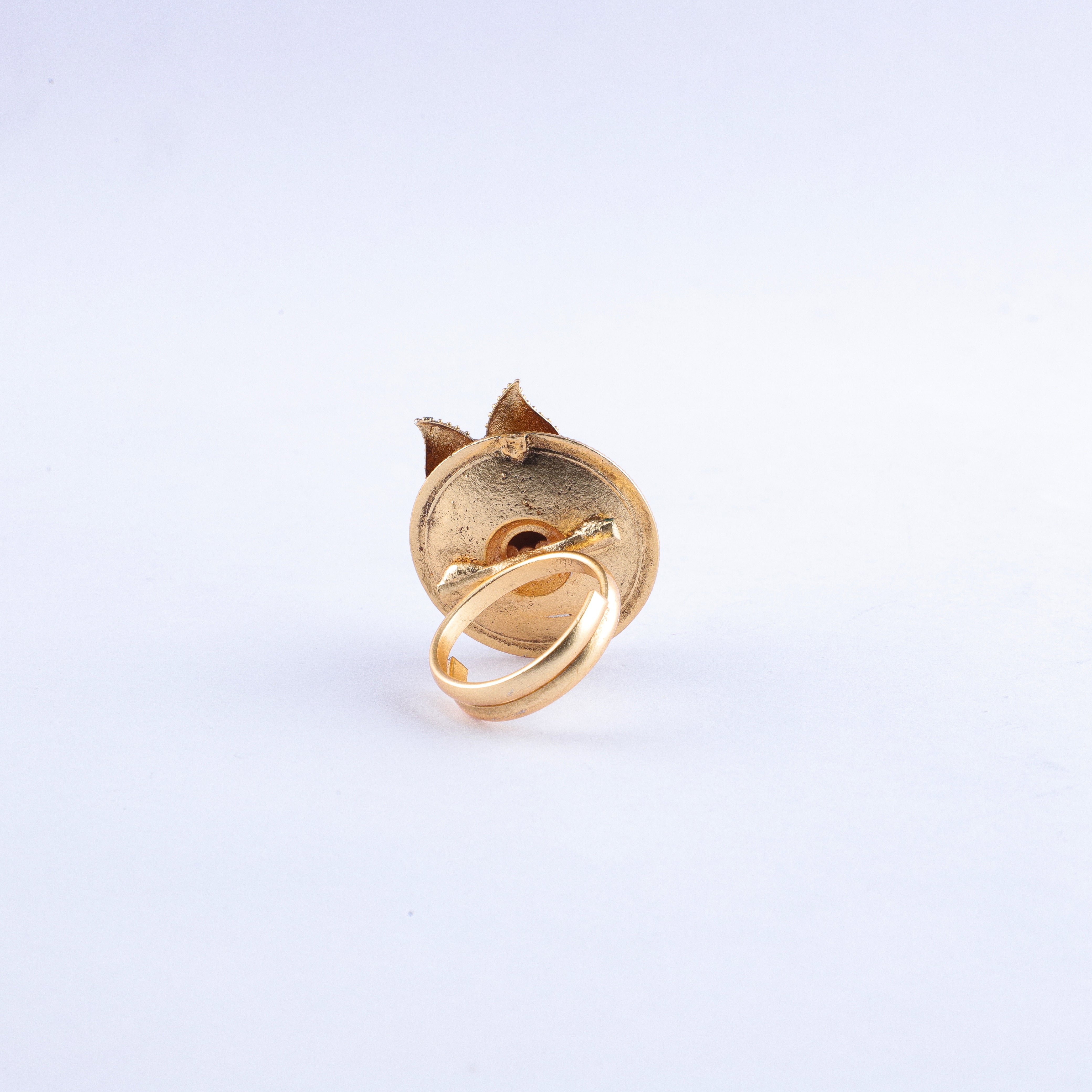 Golden Casacade Elegance Ring