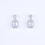 Serene Solitaire Zirconia Earrings