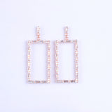 Suspended Square Sparkle Dangles