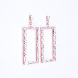 Suspended Square Sparkle Dangles