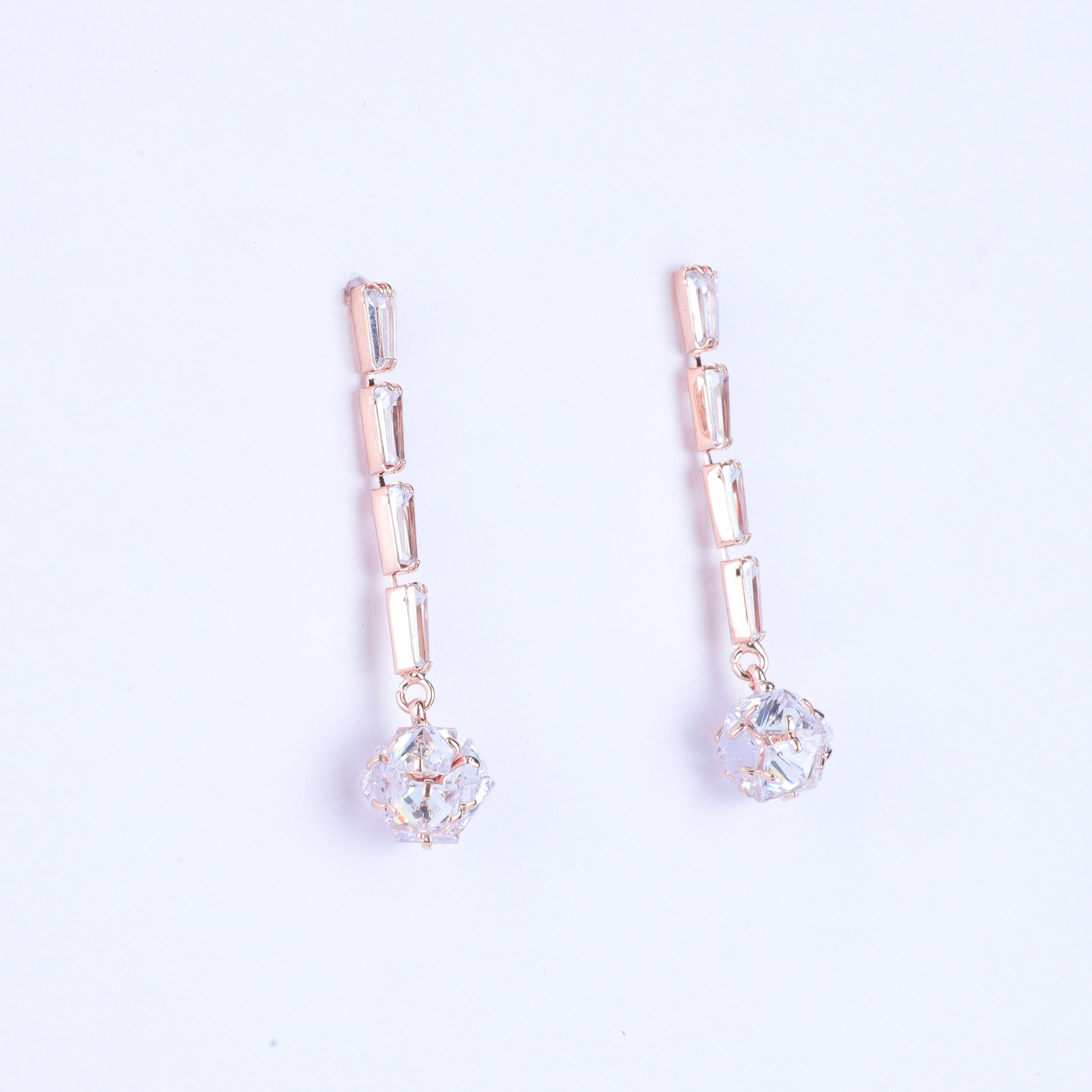 Whispering Breeze Zirconia Dangles