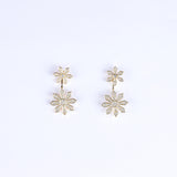 Enchanting Daisy Sparkle Zirconia Earrings