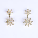 Enchanting Daisy Sparkle Zirconia Earrings