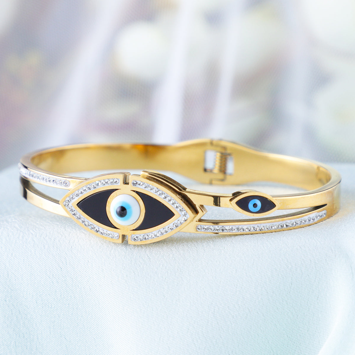 Evil Eye Gold-toned Bracelet