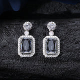 Serene Solitaire Zirconia Earrings