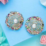 Glimmering Circlet  Studs