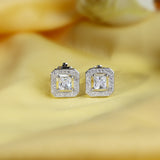 Chic Halo Zirconia Studs