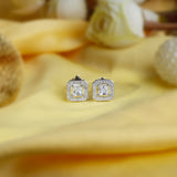 Chic Halo Zirconia Studs