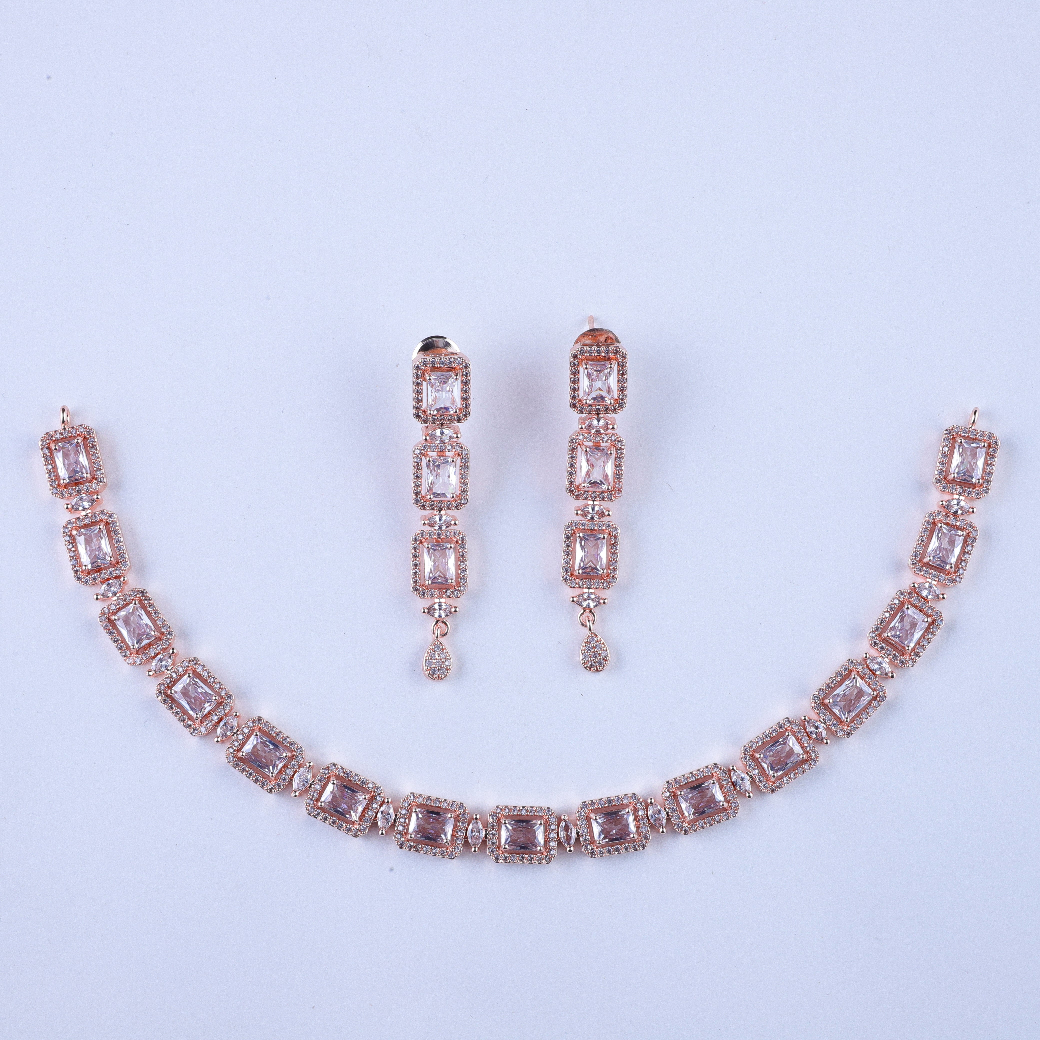 Infinite Glitter Zirconia Neck Loop