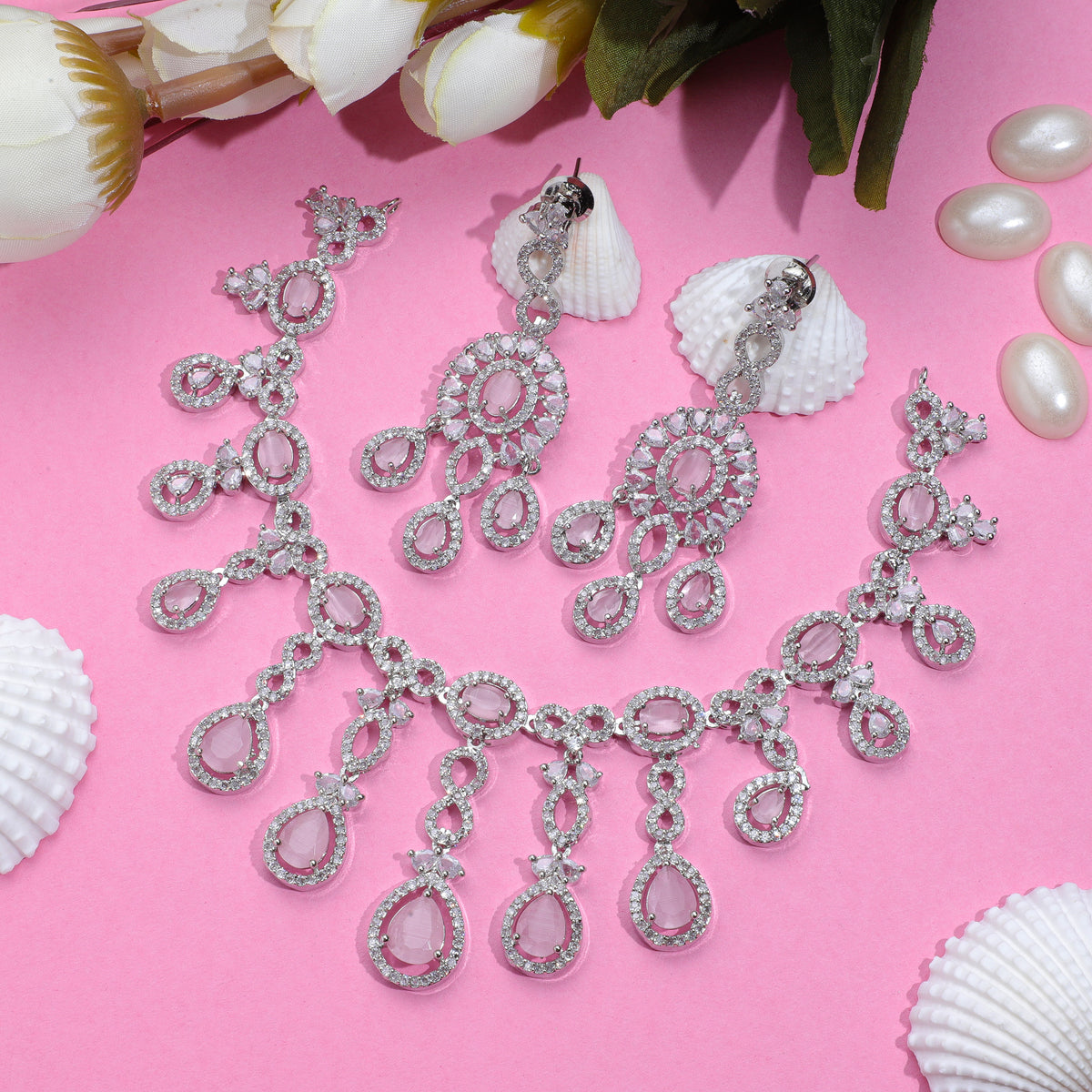 Luxurious Luster Zirconia Necklace