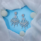 Silver Shimmering Elegance Earrings