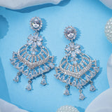 Silver Shimmering Elegance Earrings