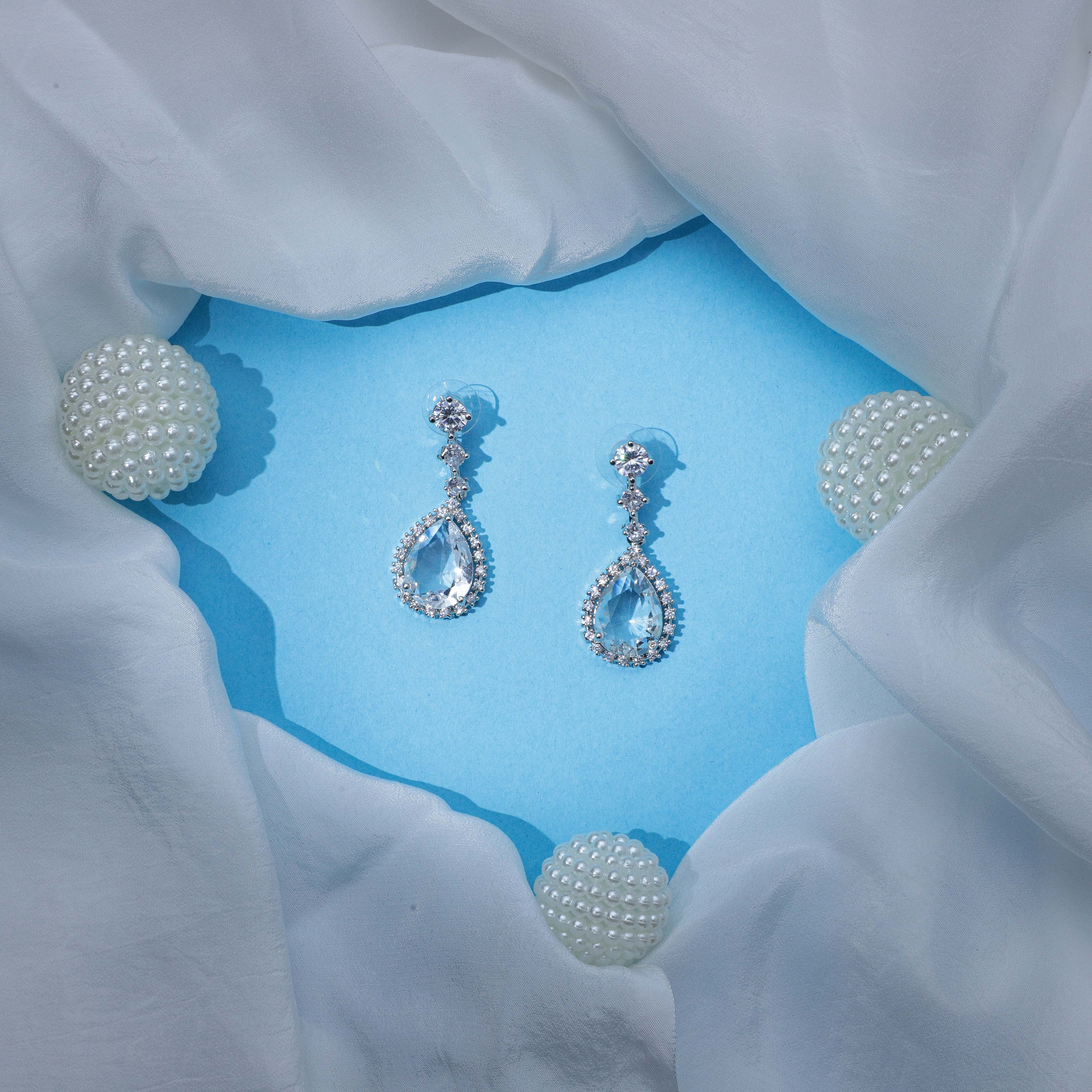 Mesmerizing Drop Zirconia Earrings