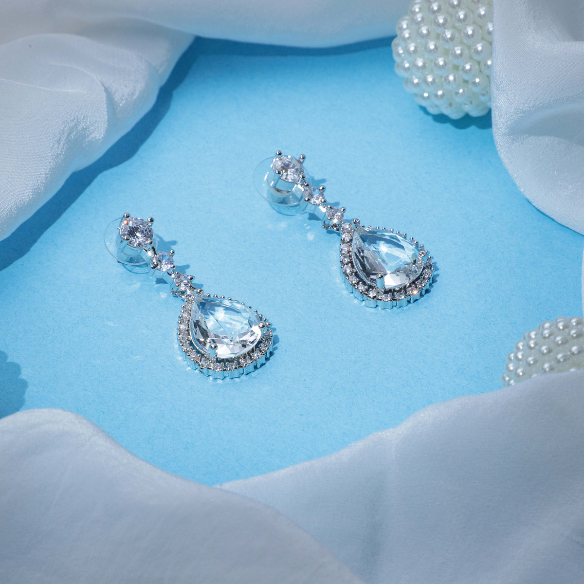 Mesmerizing Drop Zirconia Earrings