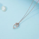 Exclusive Heart & Solitaire Ring Pendant