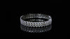 Diamond Petals Silver Zirconia Bangles (Set of 2)