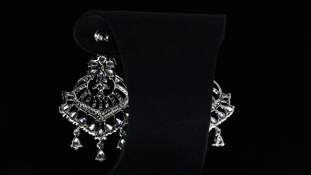 Silver Shimmering Elegance Earrings