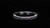 Exquisite Mint Pink Silver Zirconia Bangles (Set of 4)