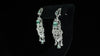 Minty Fresh Silver Sparkle Earrings