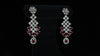 Pink Ice Crystal Earrings