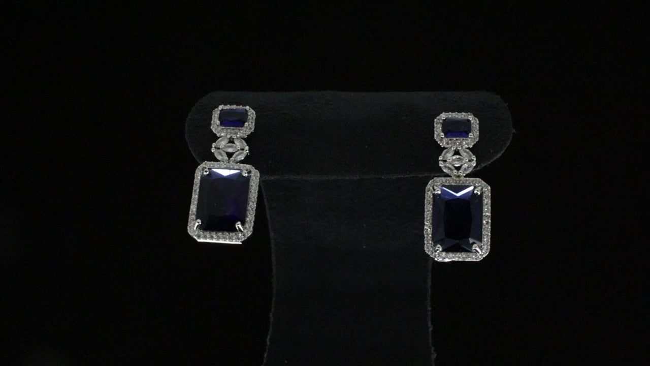 Celestial Sparkle Blue Earrings