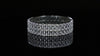 Imperial Mosaic Silver Zirconia Kada (Set of 2)