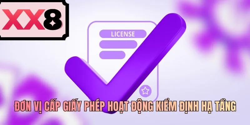 Đơn vị cấp giấy phép hoạt động kiểm định hạ tầng
