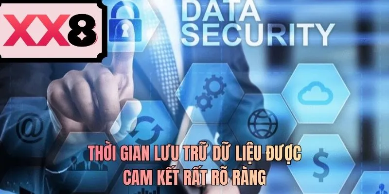Thời gian lưu trữ dữ liệu được cam kết rất rõ ràng